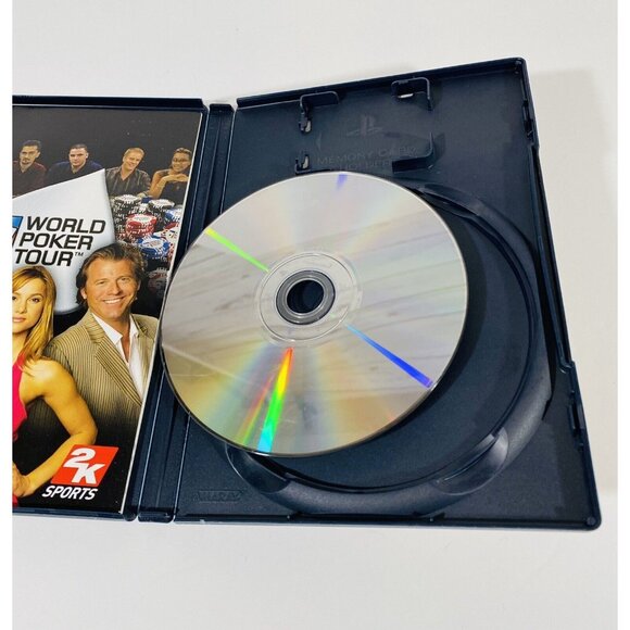 World Poker Tour Playstation 2 PS2 Casino Card Video Game W/ Case And Book - Picture 4 of 5
